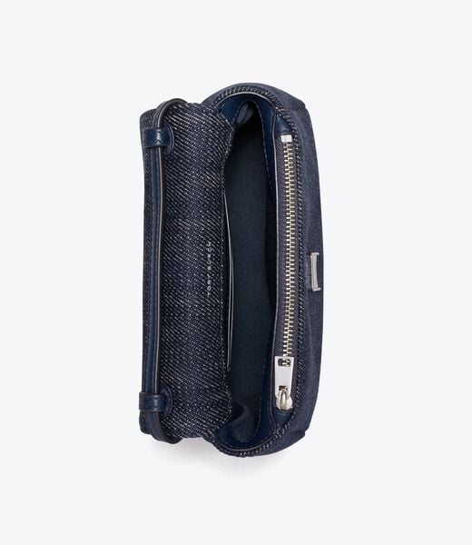 tory burch mini charlie denim top handle crossbody