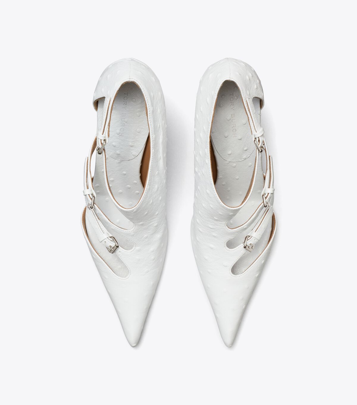 tory burch multi buckle pump
