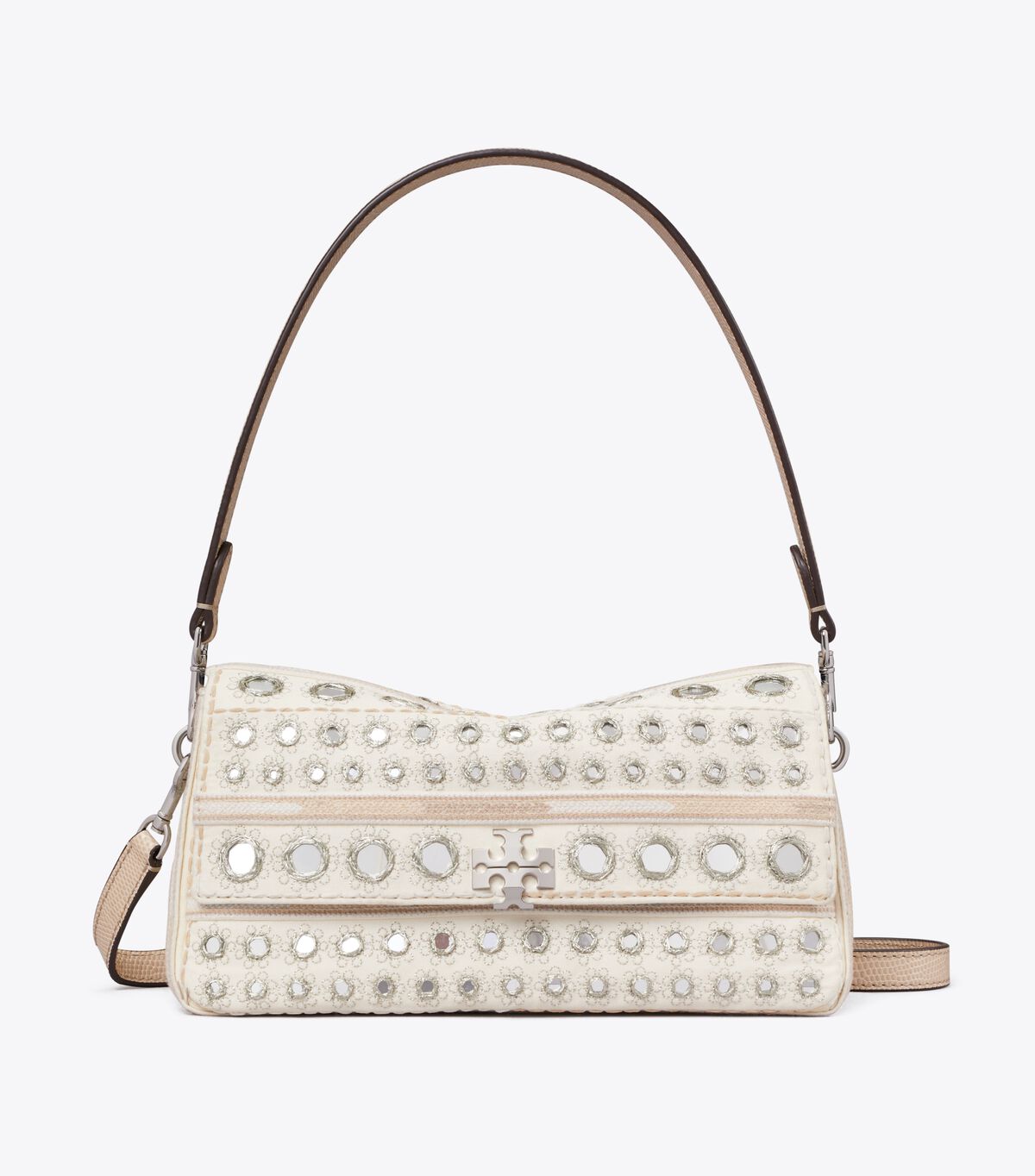 Small Charlie Embellished Shoulder Bag tory burch small charlie embellished shoulder bag