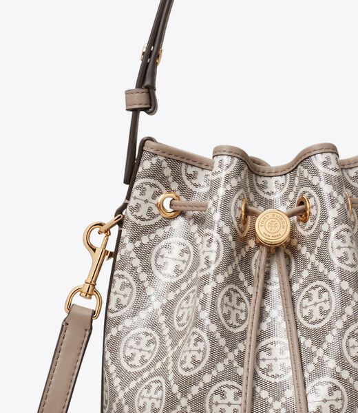 T Monogram Coated Jacquard Bucket Bag tory burch t monogram coated jacquard bucket bag