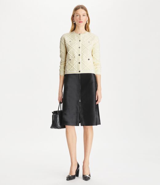 tory burch kendra embossed cardigan