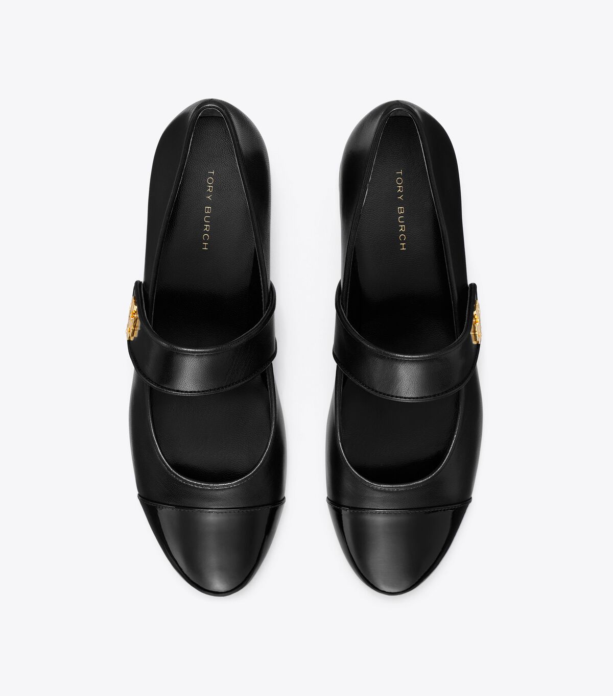 tory burch cap toe mary jane heeled ballet