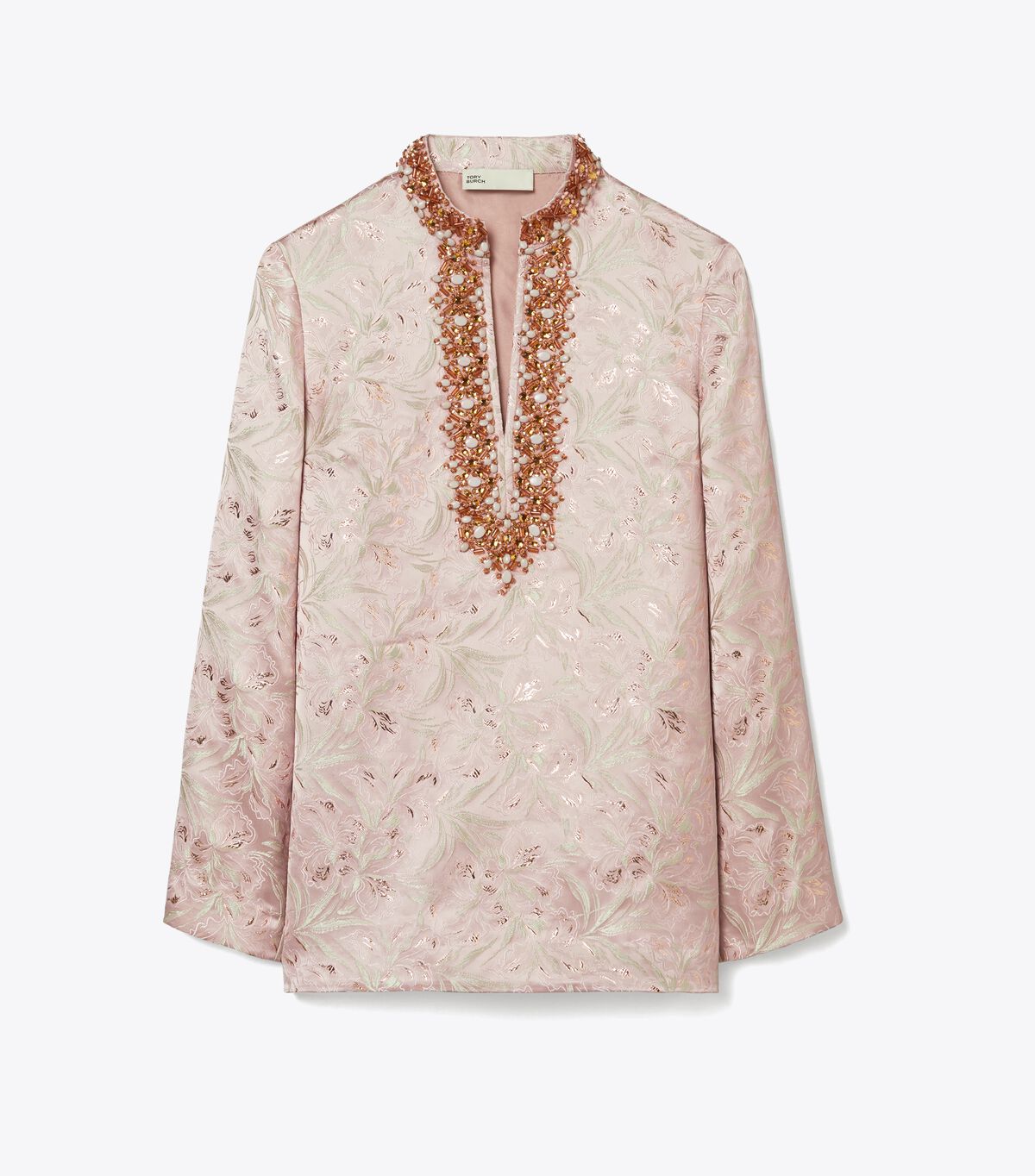 Embellished Jacquard Tunic