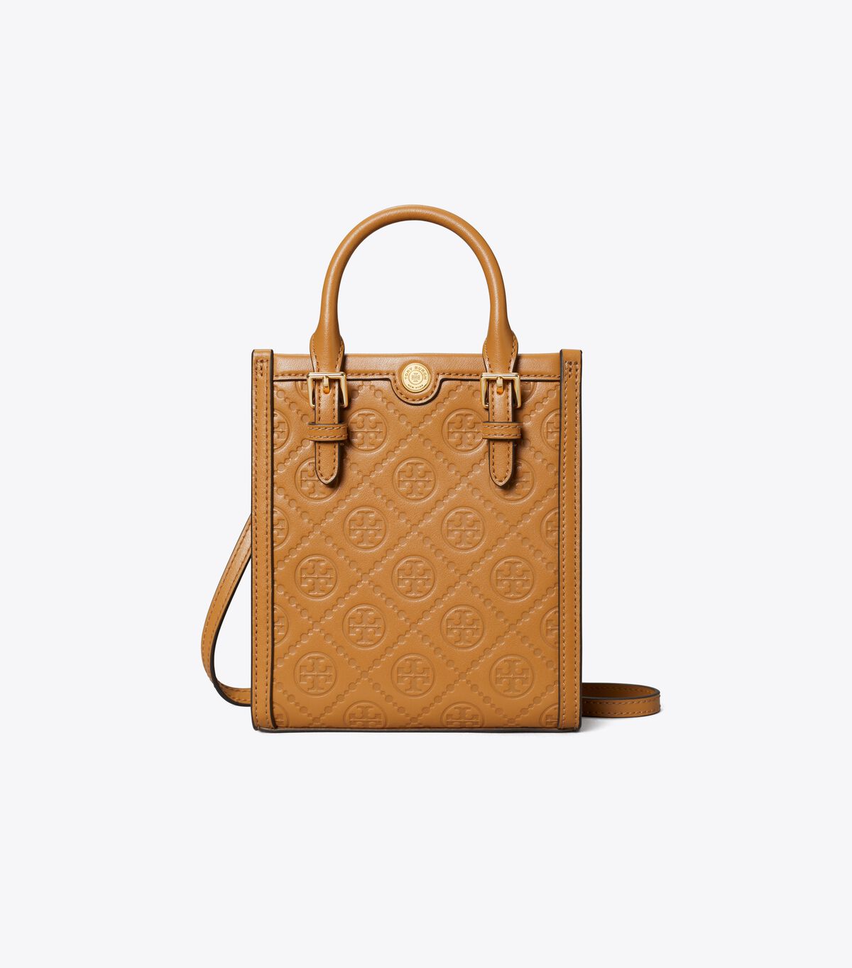 tory burch t monogram leather mini tote