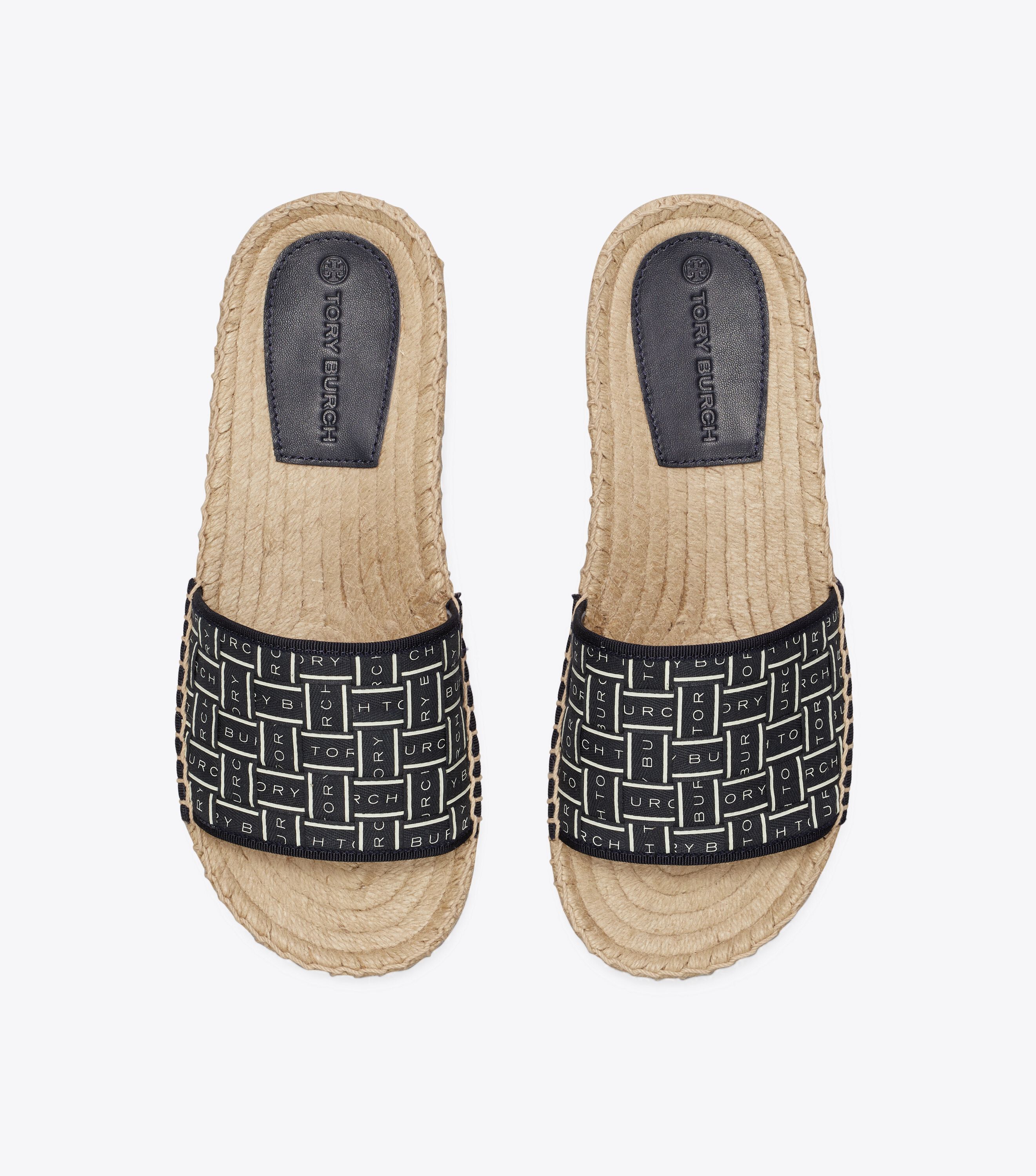 Tory burch espadrille slides 2025