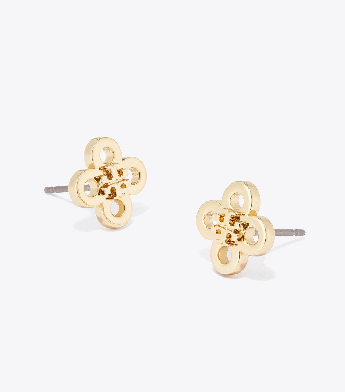 أقراط مرصعة بزهرة البرسيم tory burch أقراط مرصعة بزهرة البرسيم