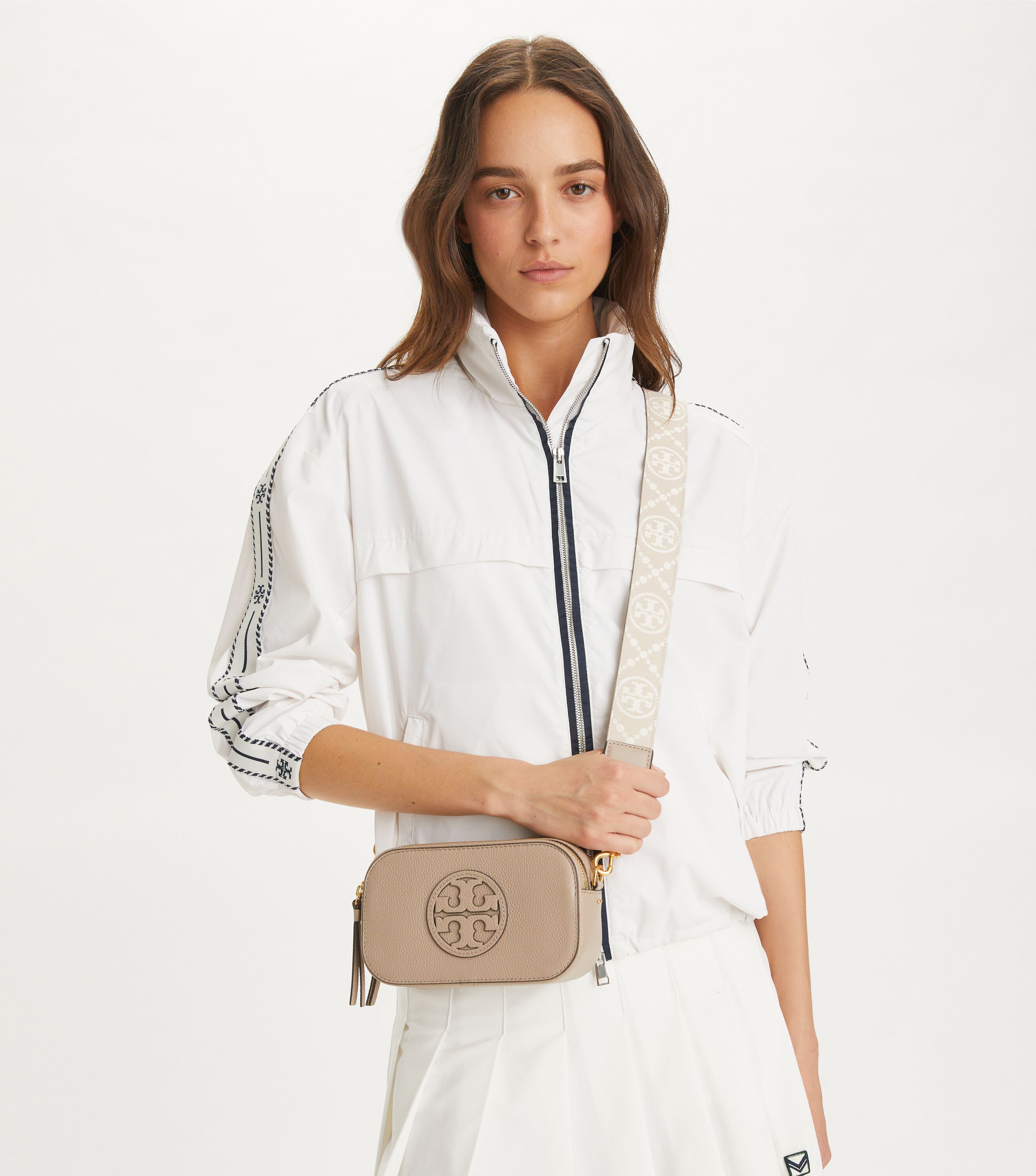 White tory burch crossbody bag on sale