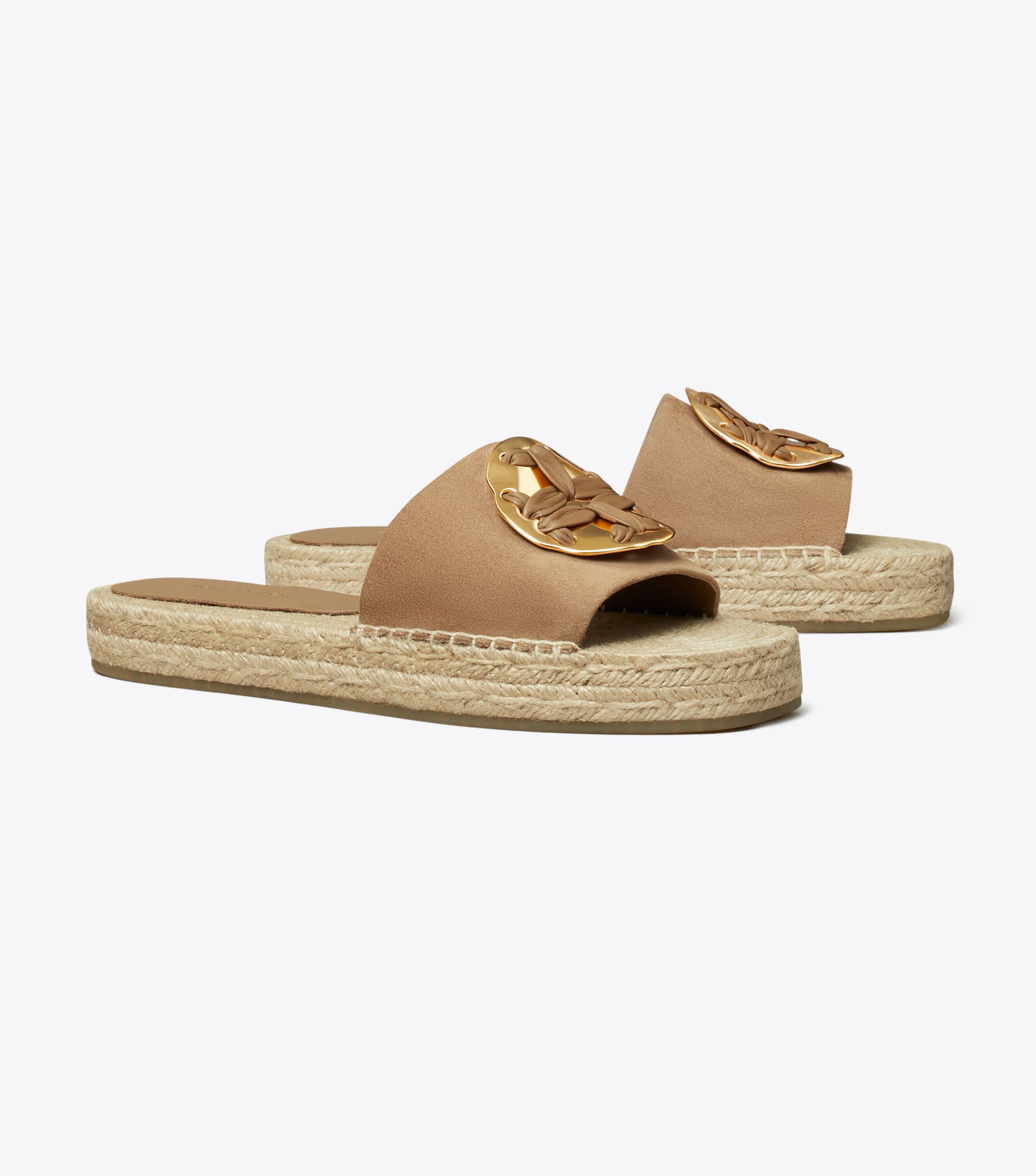 Tory burch espadrille slide cheap