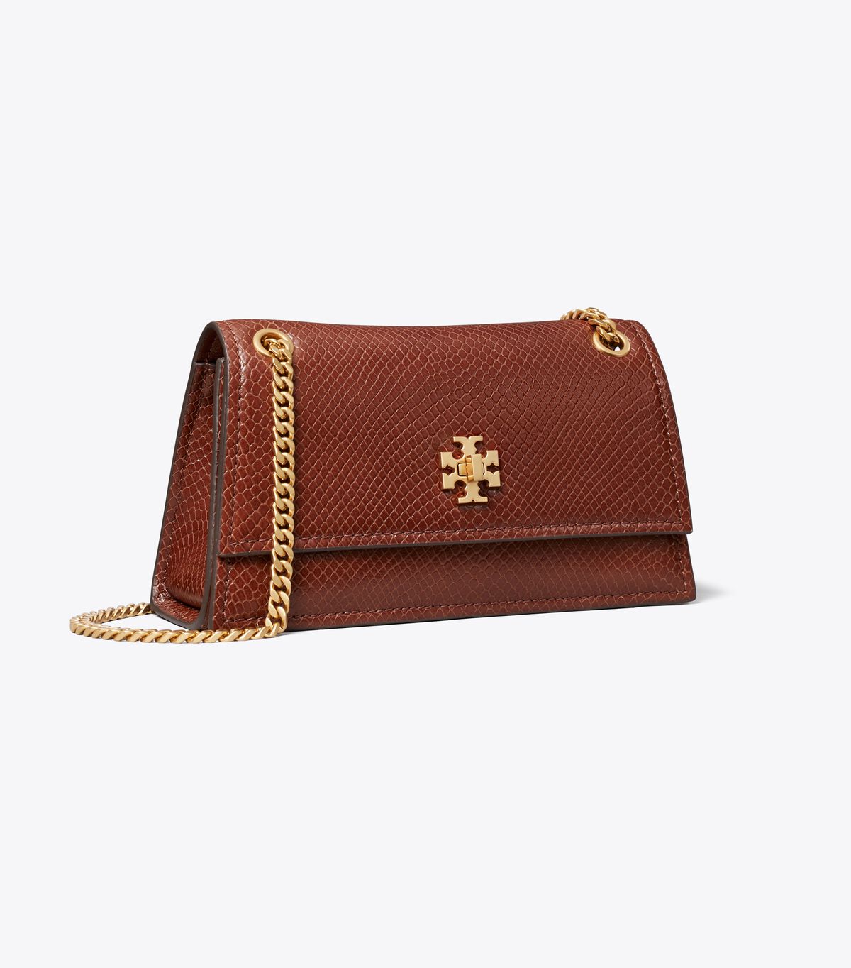 tory burch mini kira turnlock snake embossed shoulder bag