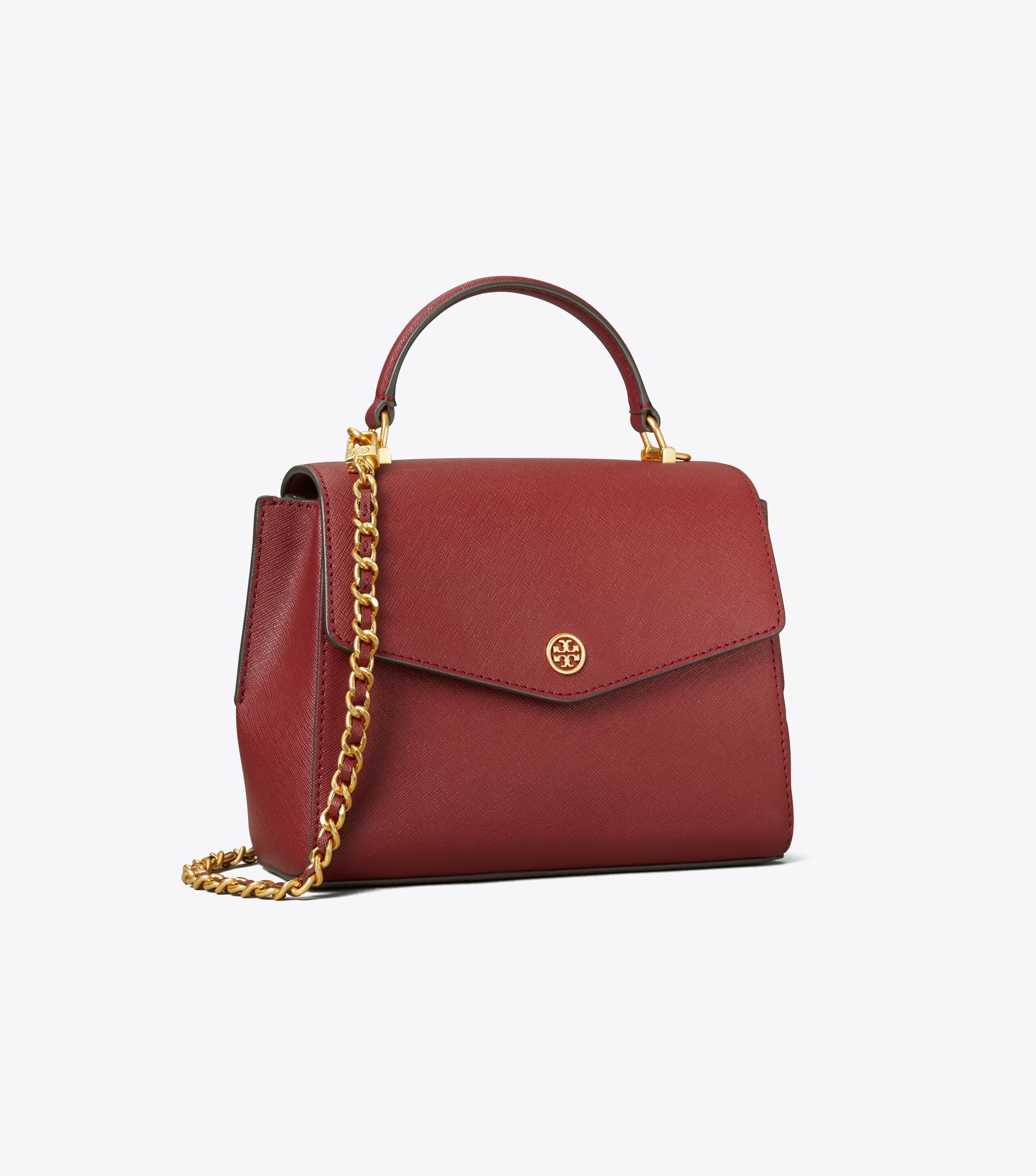 Tory burch robinson clearance small top handle satchel