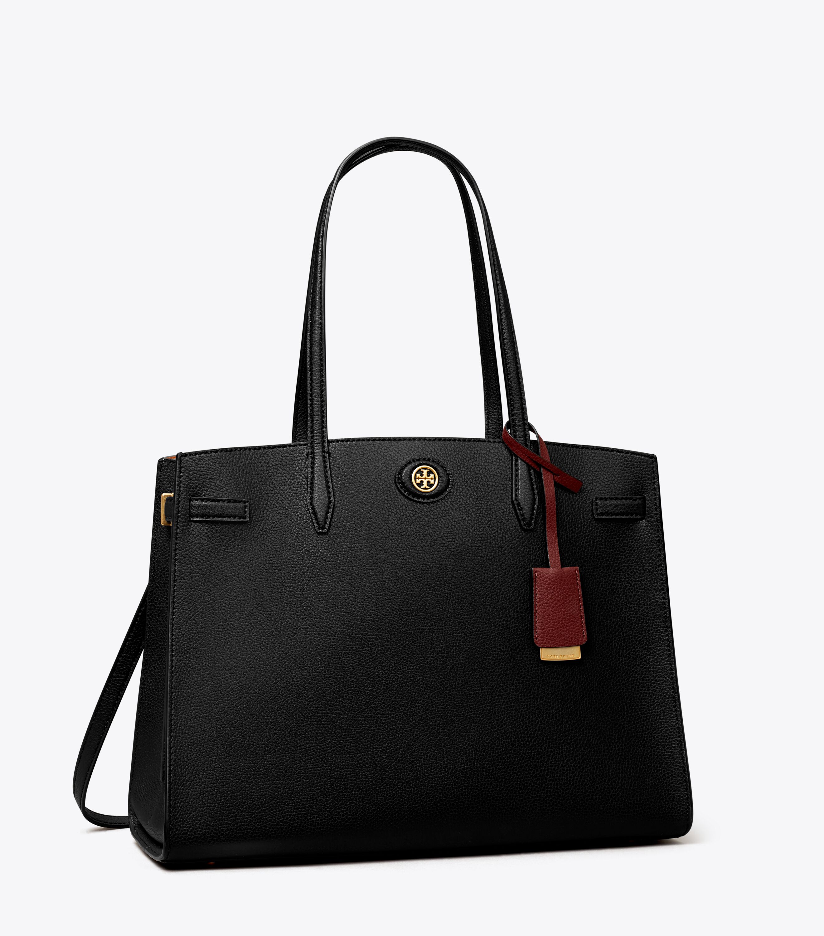 Robinson leather tote tory burch sale