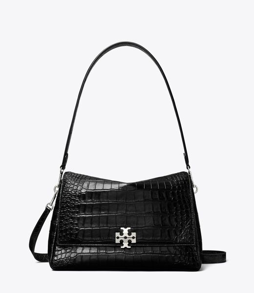 tory burch charlie croc embossed shoulder bag