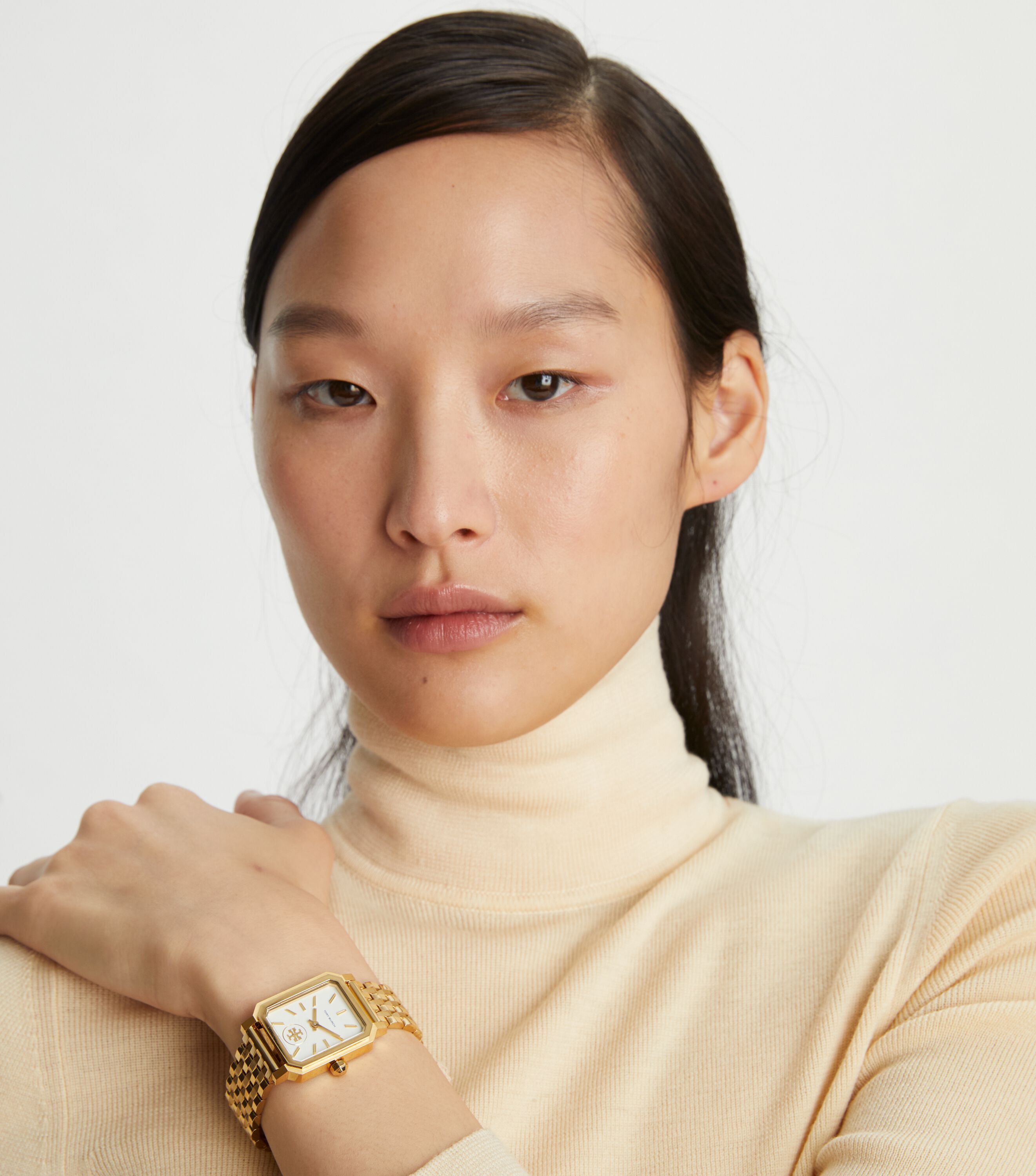 Tory burch online gold watch