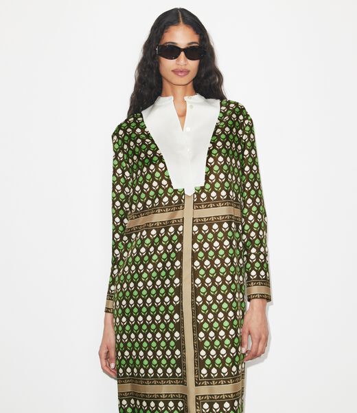 tory burch silk shirtdress