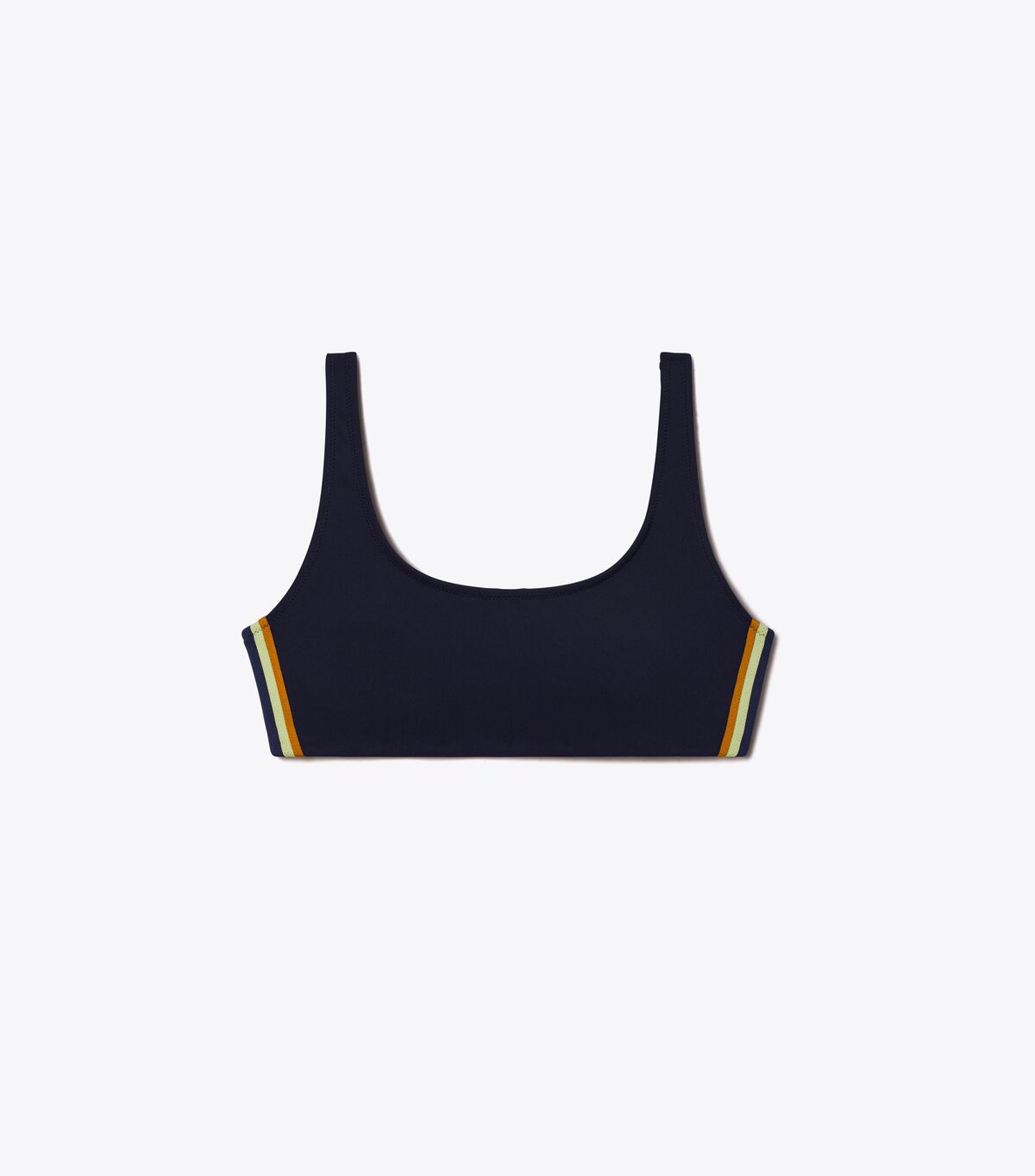 tory burch sculpt compression side stripe bra