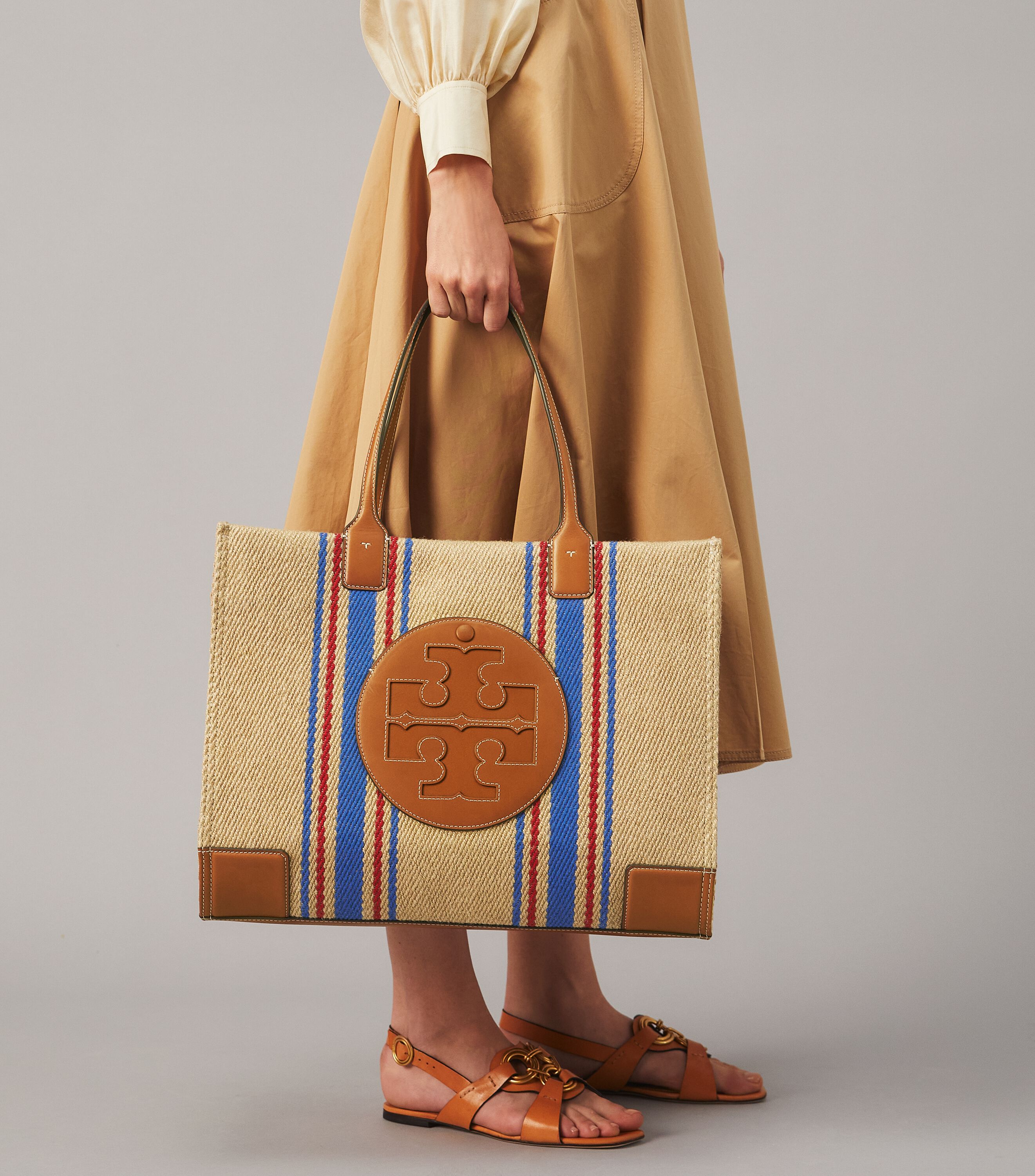 Tory burch ella clearance tote regal blue