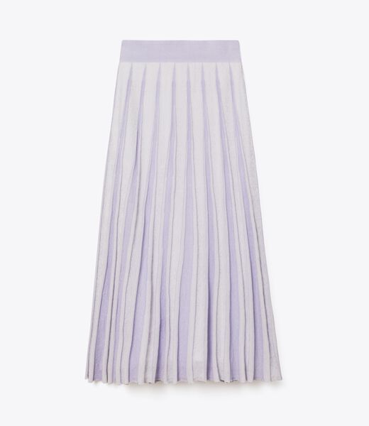 tory burch pleated cotton skirt