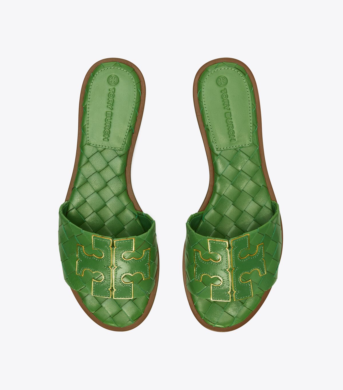 tory burch ines woven slide extended width