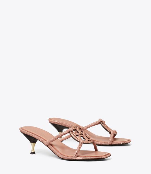 Miller Pavé Bombé Low Heel Sandal