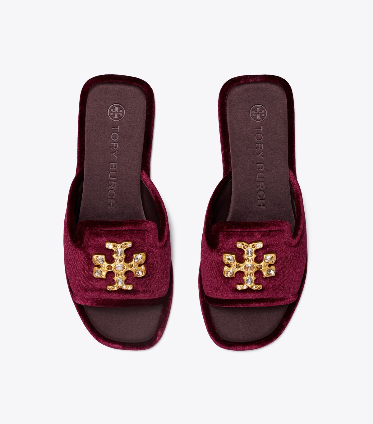 tory burch jeweled slide