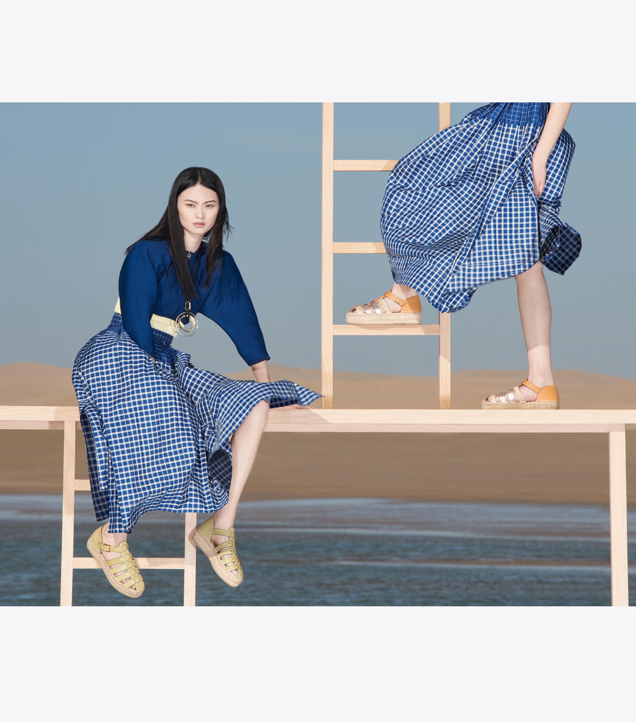 Plaited-Rib Zip-Up Cardigan, Tory Navy / Bright Sea | Tory Burch KSA