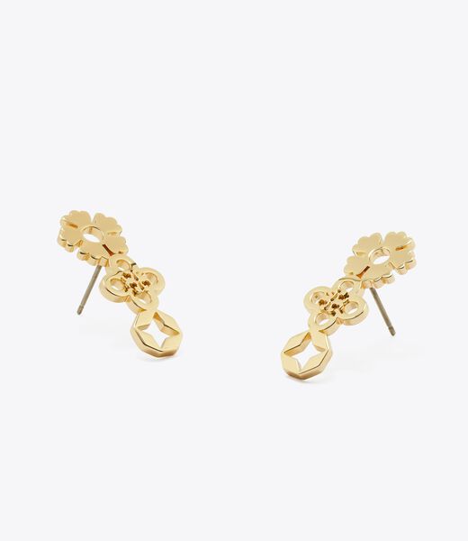 tory burch kira clover cluster earring