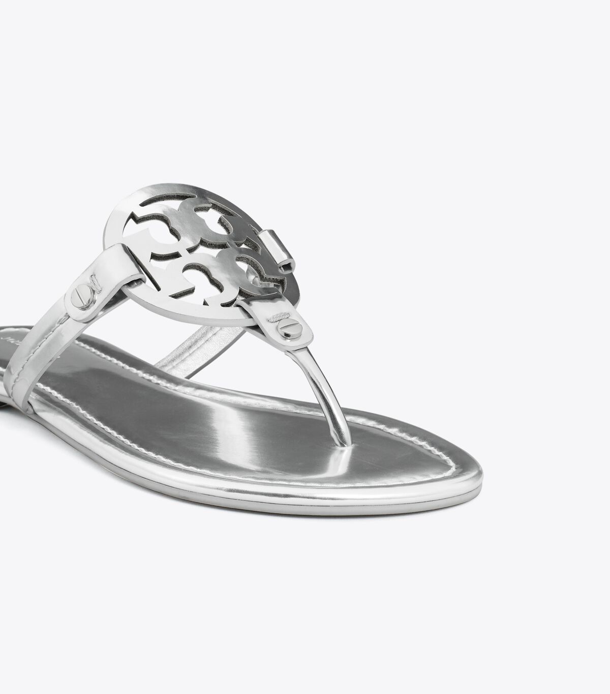 tory burch miller metallic sandal