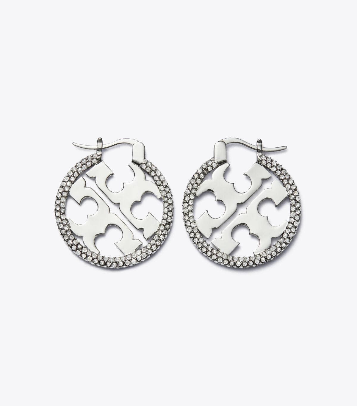 tory burch miller pav hoop earring