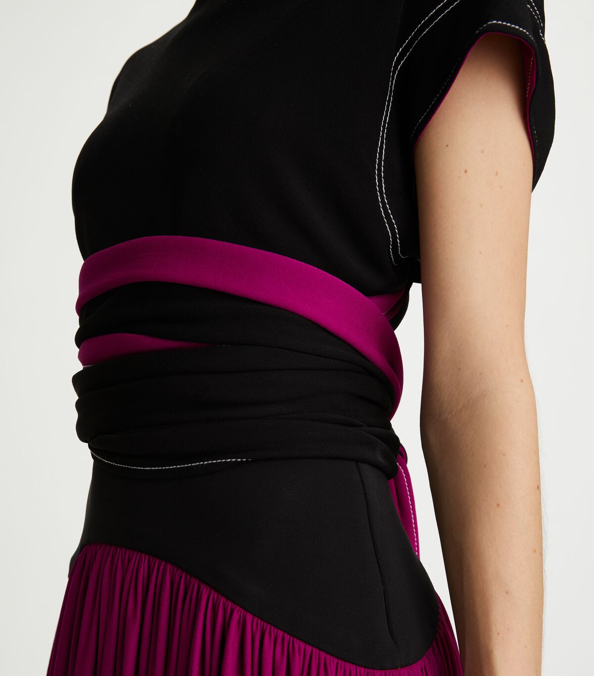 tory burch crepe jersey skirt