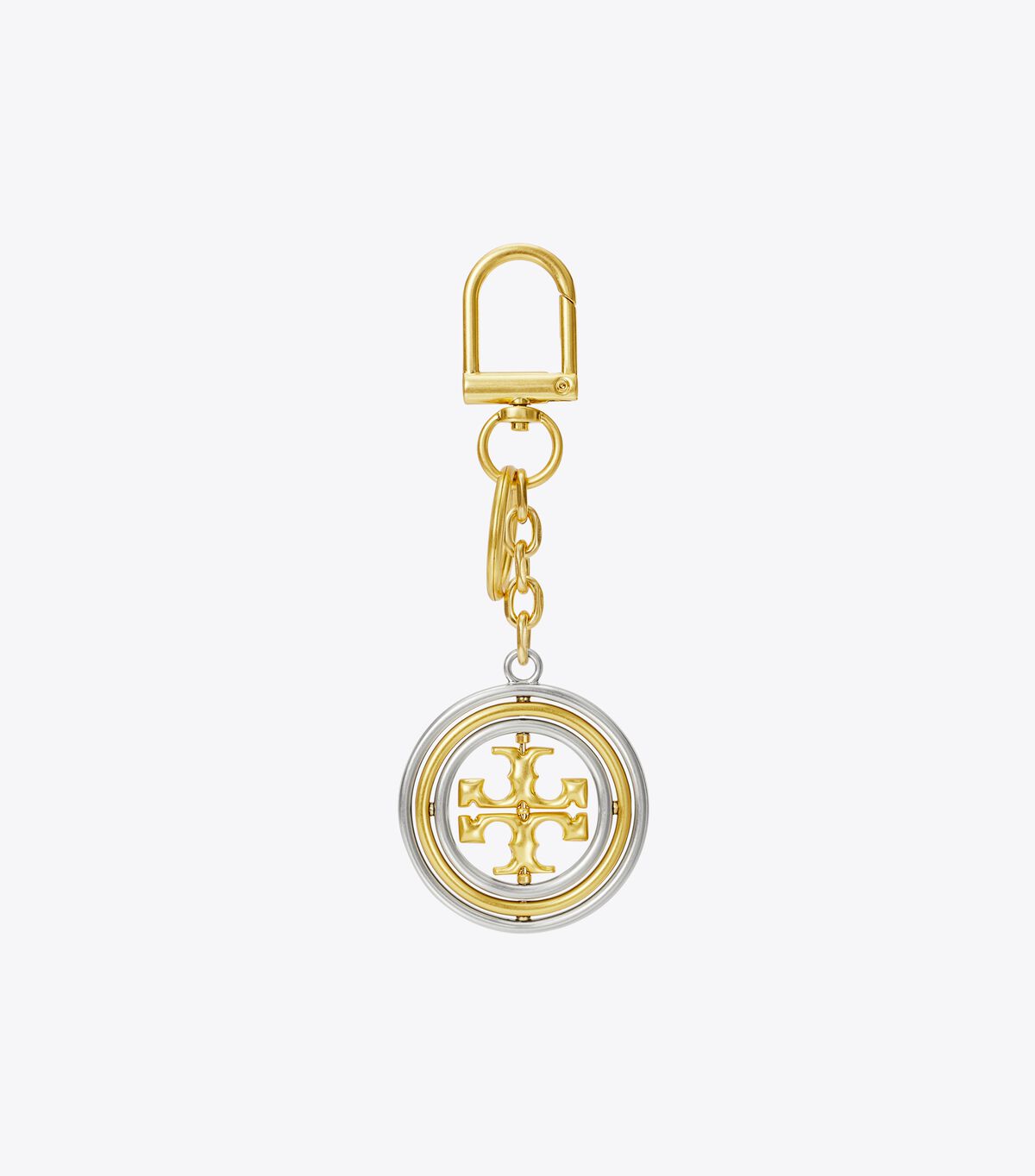 Rotating Double T Key Ring