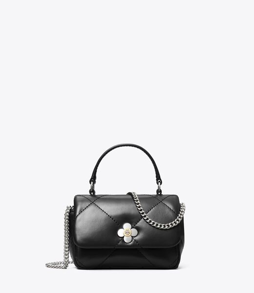 tory burch mini kira diamond quilt clover chain wallet
