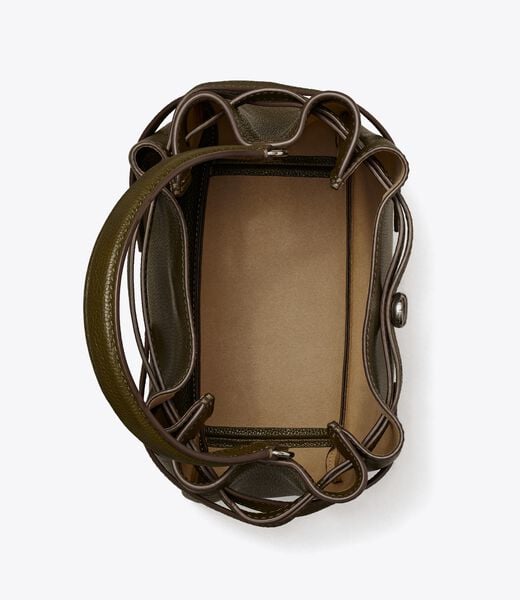 tory burch حقيبة دلو رومي