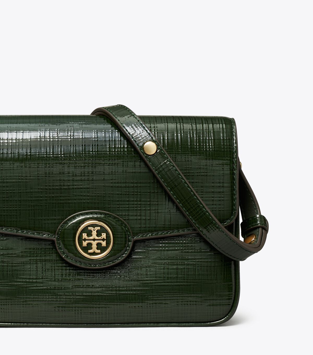 tory burch robinson crosshatched convertible shoulder bag