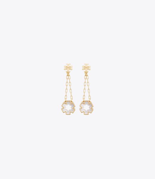 tory burch forget me not drop earrings