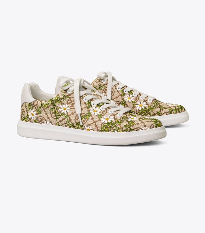 Howell Court T Monogram Embroidered Sneaker | Handbags | Tory Burch