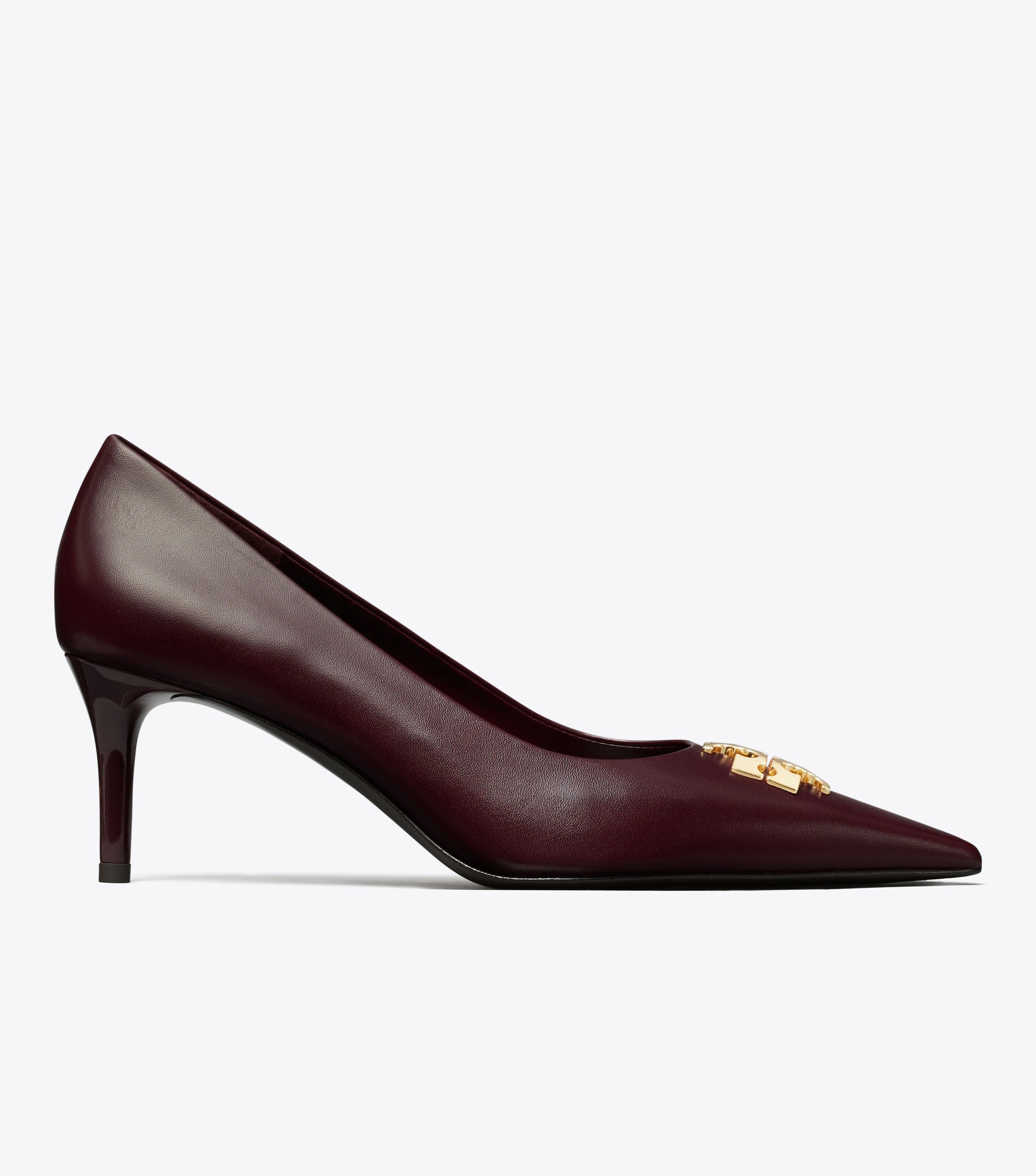 Charlie Pump, Merlot / Gold | Tory Burch KSA
