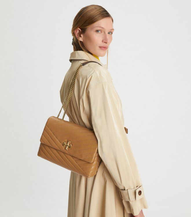 Kira Chevron Convertible Shoulder Bag, Handbags
