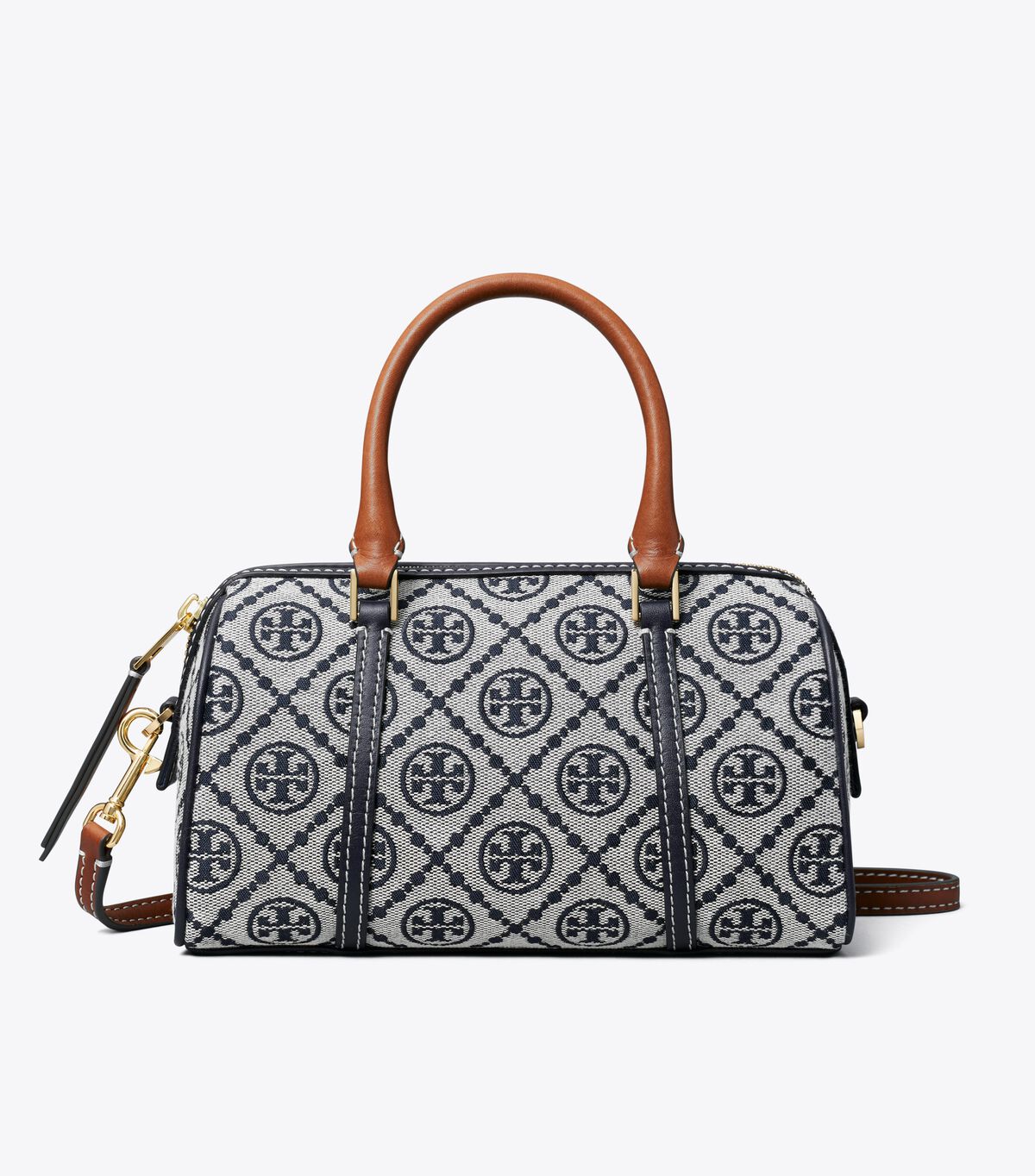 tory burch t monogram petite barrel bag