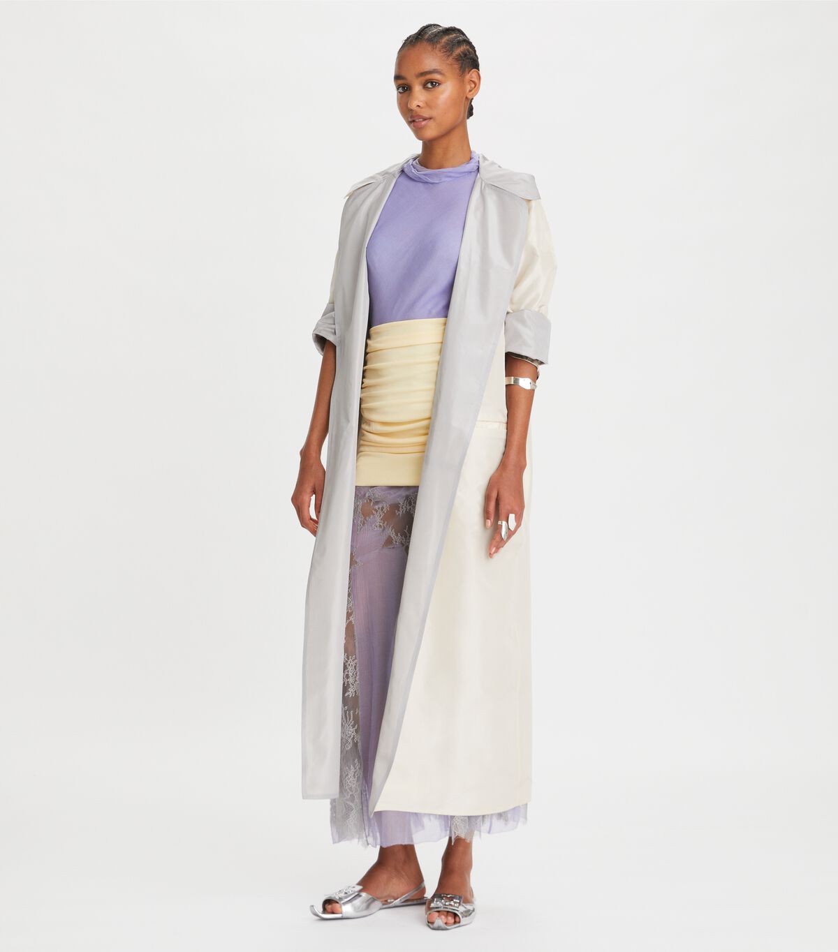 tory burch silk taffeta trench