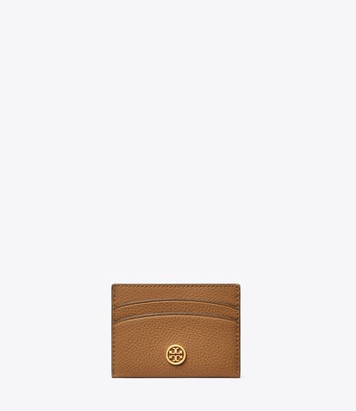 tory burch robinson pebbled card case