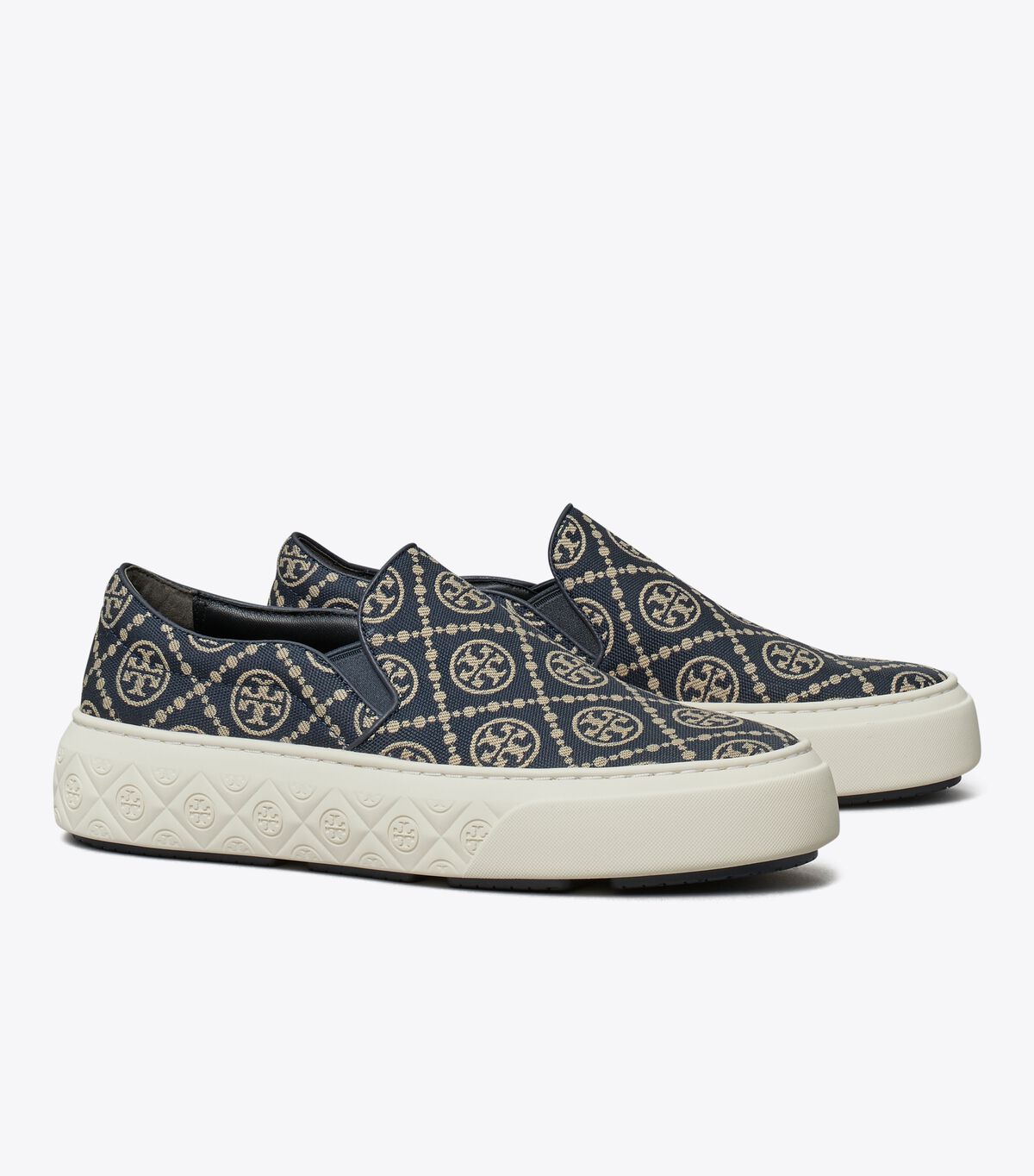 tory burch t monogram ladybug slip on sneaker