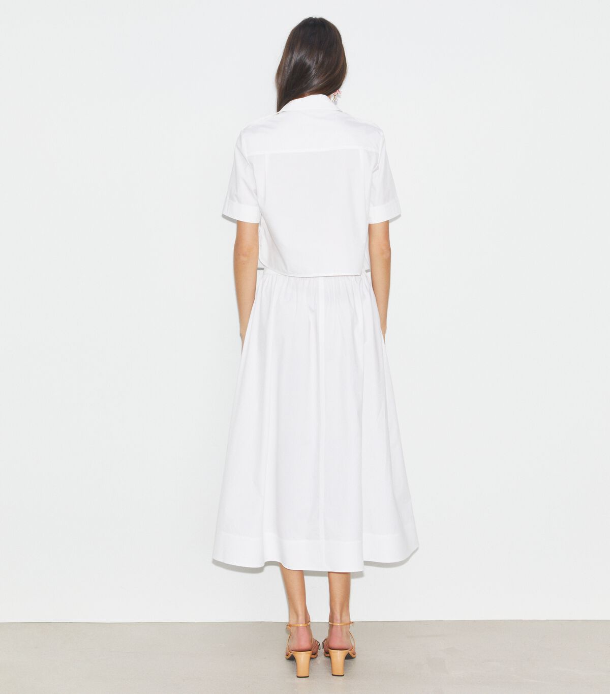 tory burch poplin skirt