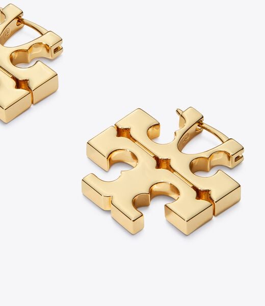 Hidden Hoop Earrings tory burch hidden hoop earrings