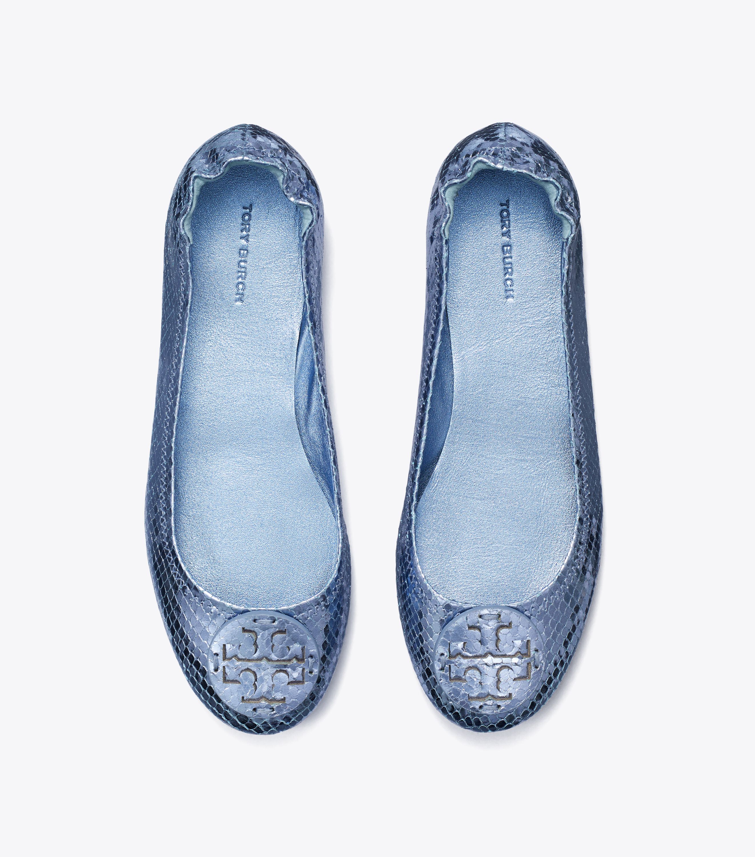 Tory burch navy ballet shop flats