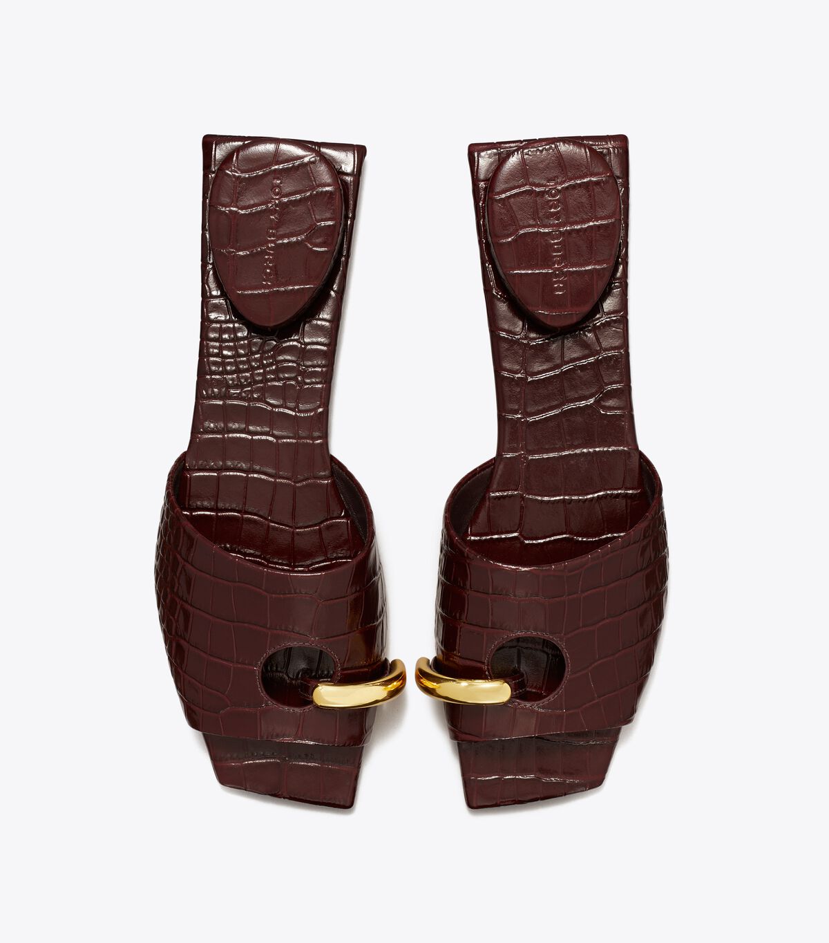 Pierced Flat Mule Sandal tory burch pierced flat mule sandal