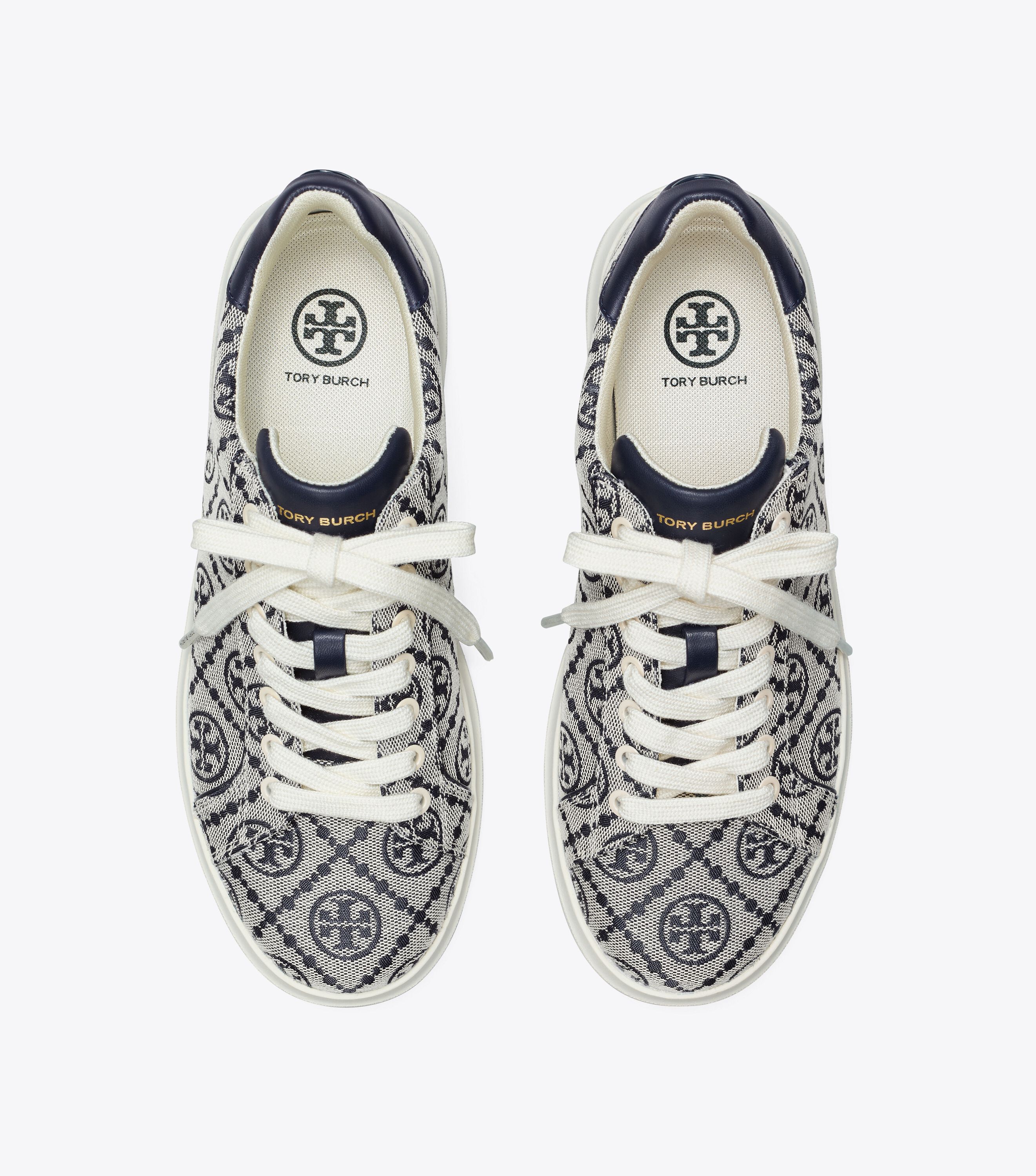 T Monogram Howell Court Sneaker, Perfect Navy / Perfect Navy