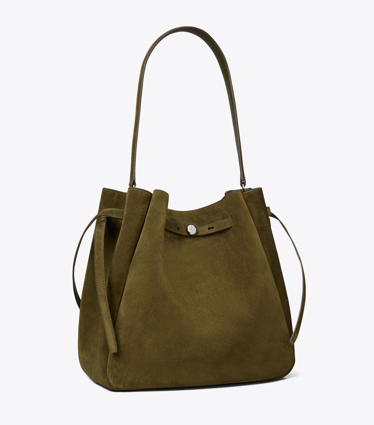 Large Romy Suede Bucket Bag tory burch large romy suede bucket bag
