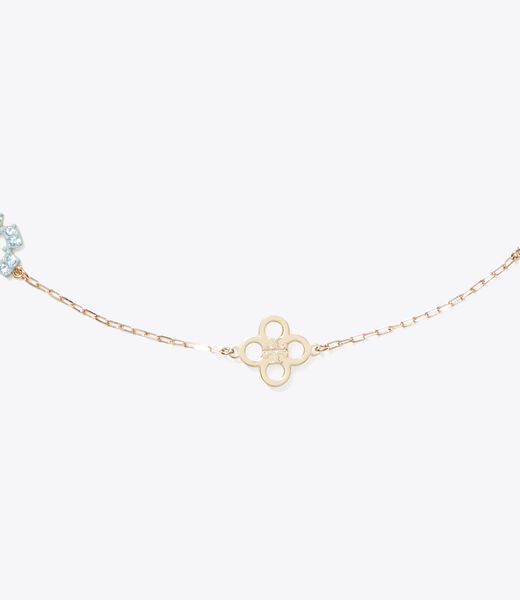 Forget Me Not Pavé Necklace tory burch forget me not pav necklace