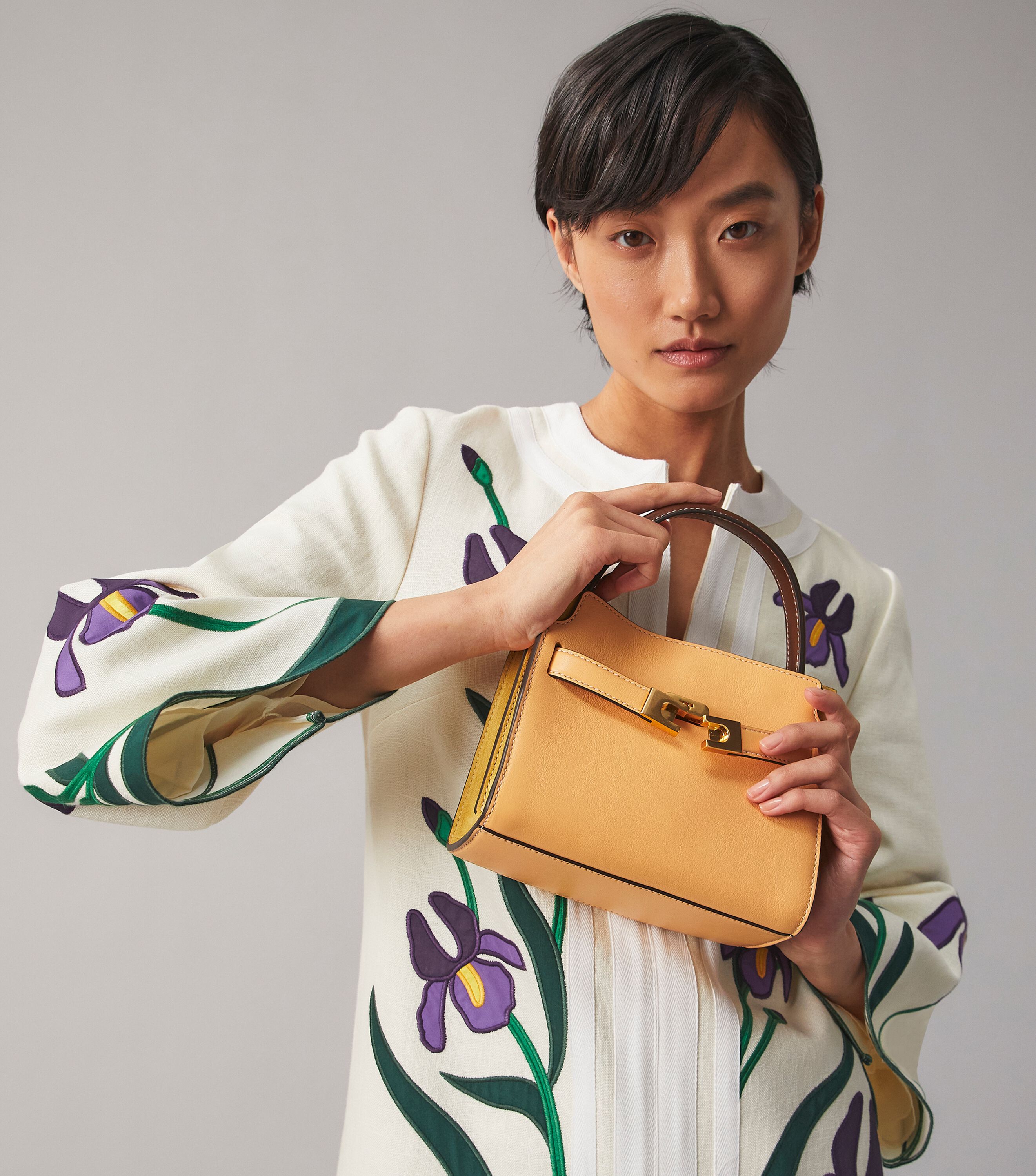 Tory burch lee radziwill petite leather bag clearance