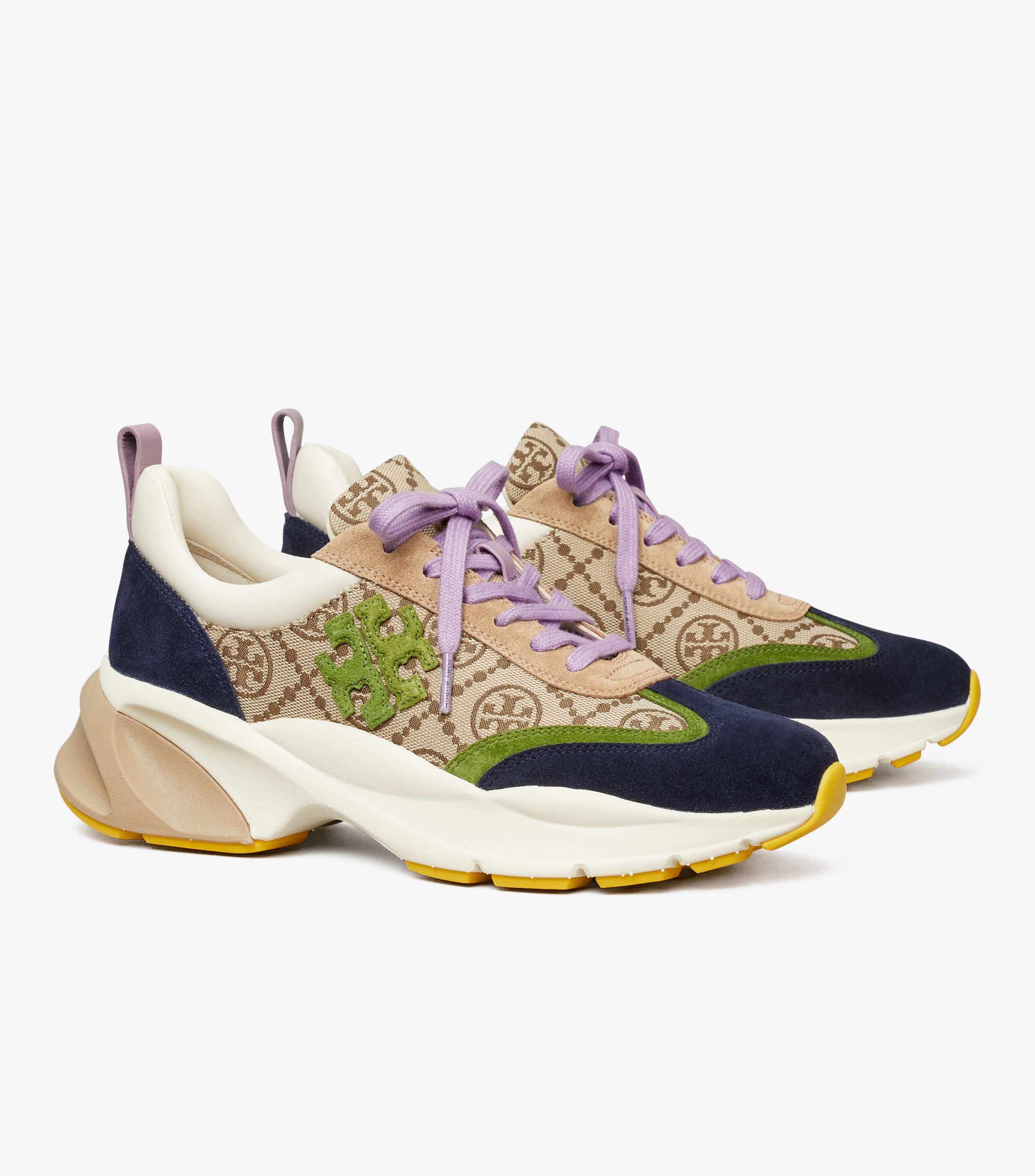 T Monogram Good Luck Trainer Shoes Tory Burch
